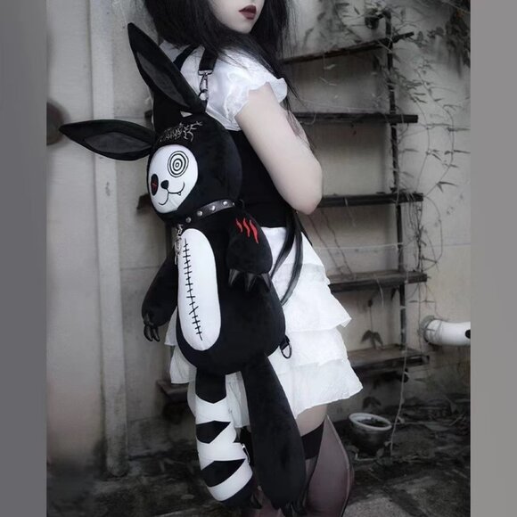 gothic style rabbit bag